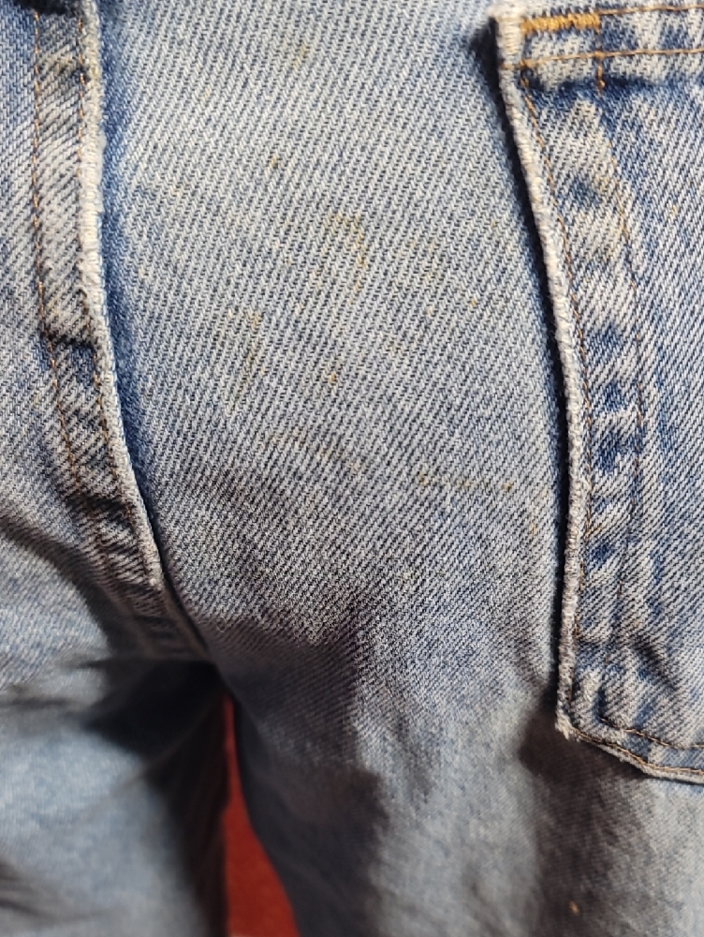 Men's Light Blue Relaxed Fit Jeans - Picture 4 of 5